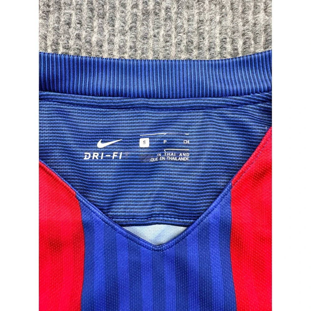 Nike FC Barcelona 2016 2017 Home Jersey Mens Small Blue Red Soccer Shirt Beko